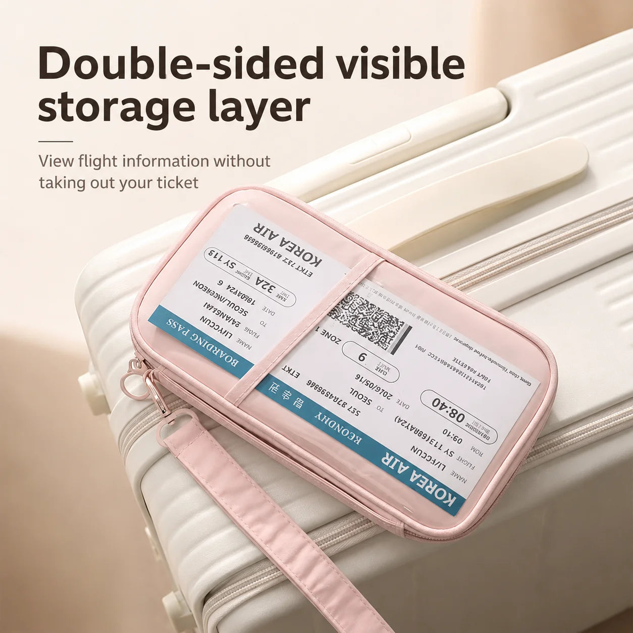 RFID Blocking Passport Holder Travel Wallet Durable Anti-Theft Card Slots Protective Case Flights Travel Organizer for Women Men