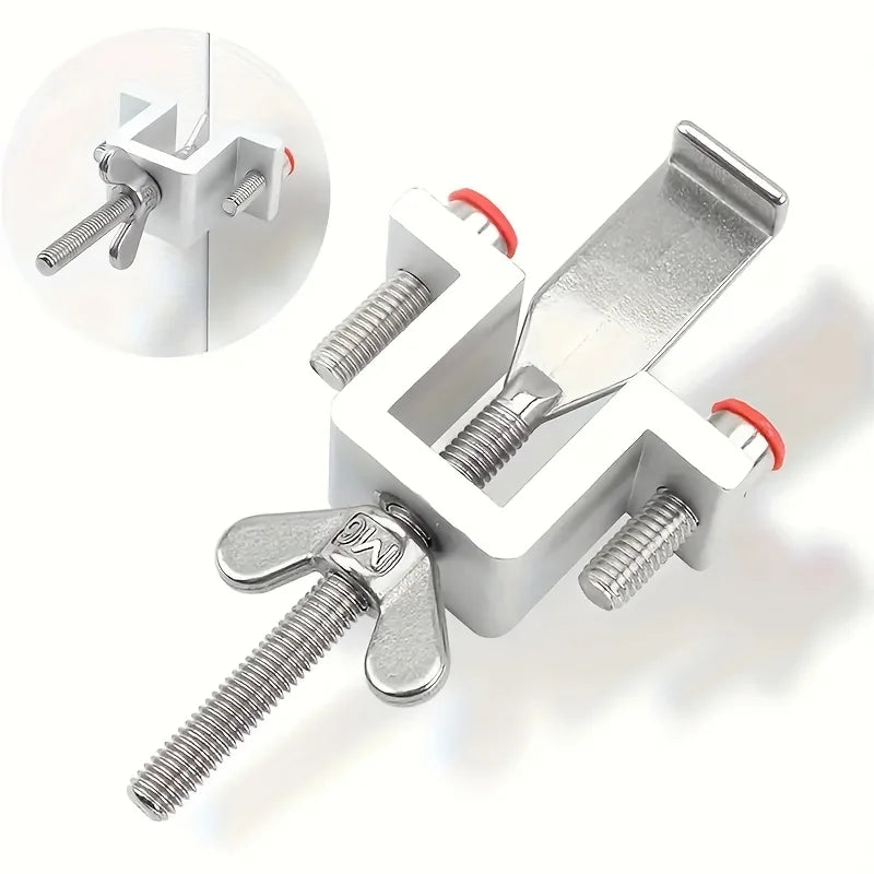 Portable Door Lock Dual Nut Adjustment Body Hotel Door Locks Self-Defense Door Stop Travel Anti-theft Door Stopper Safety Lock