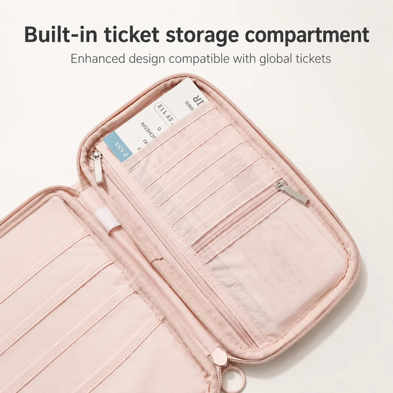 RFID Blocking Passport Holder Travel Wallet Durable Anti-Theft Card Slots Protective Case Flights Travel Organizer for Women Men