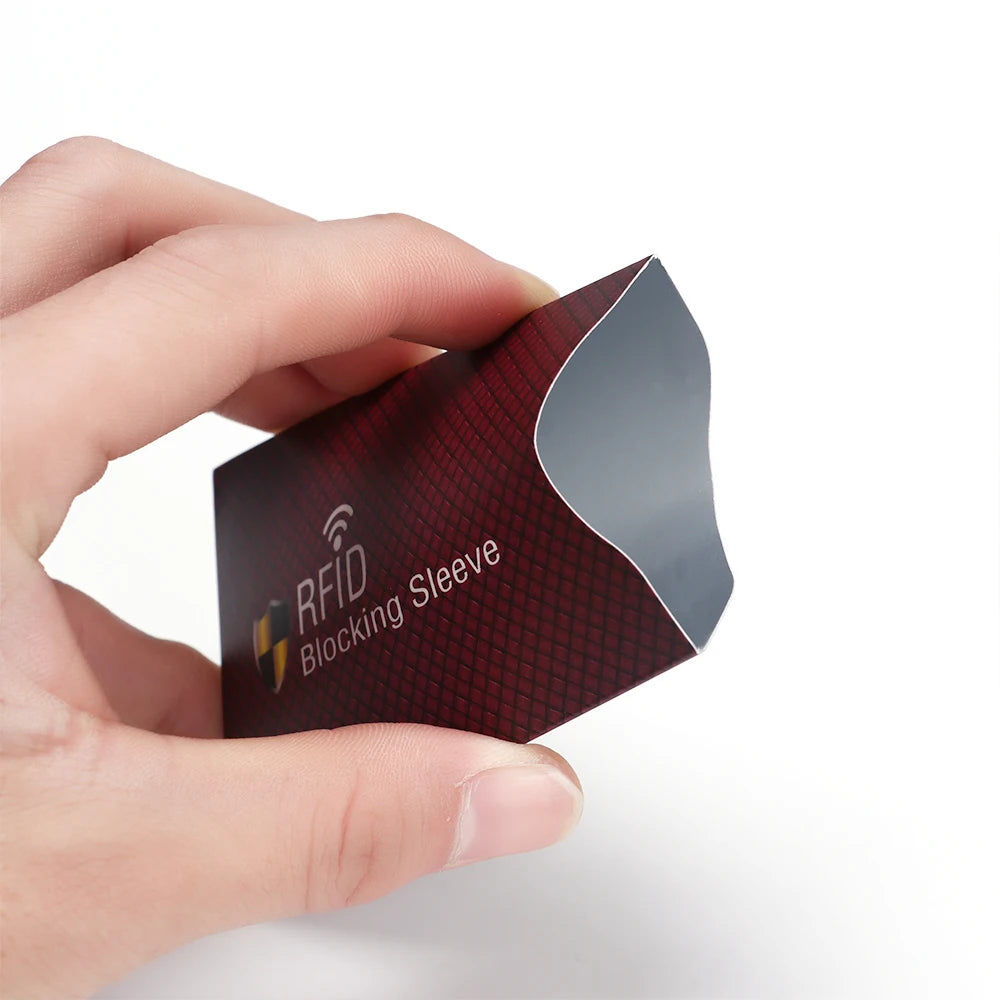 5Pcs Anti Theft for RFID Credit Card Protector Blocking Cardholder Sleeve Skin Case Covers Protection Bank Card Case New
