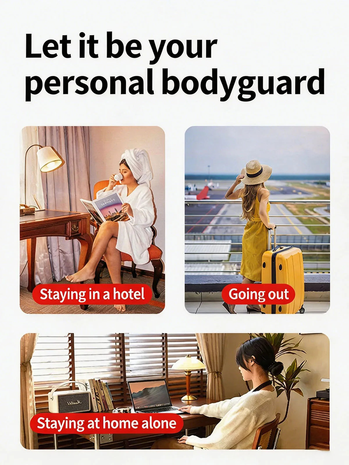 Portable Punch-Free Door Stopper Door Reinforcement Tool Security Guard Device for Home And Travel Solo Living Safety