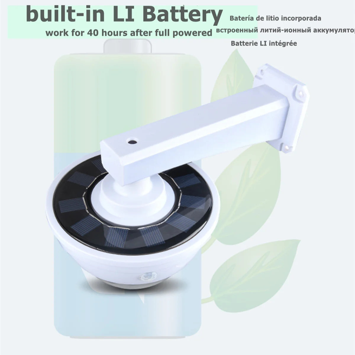dummy Surveillance fake camera smart outdoor solar battery powered human motion detect flashing light cctv home security cam