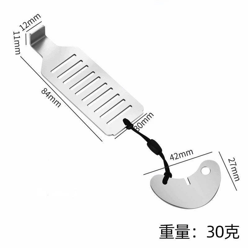 Safety Anti-theft Door Blocker Portable 8cm Stainless Steel Safe Security Tool For Home Privacy Hotel Travel Door Lock Stopper