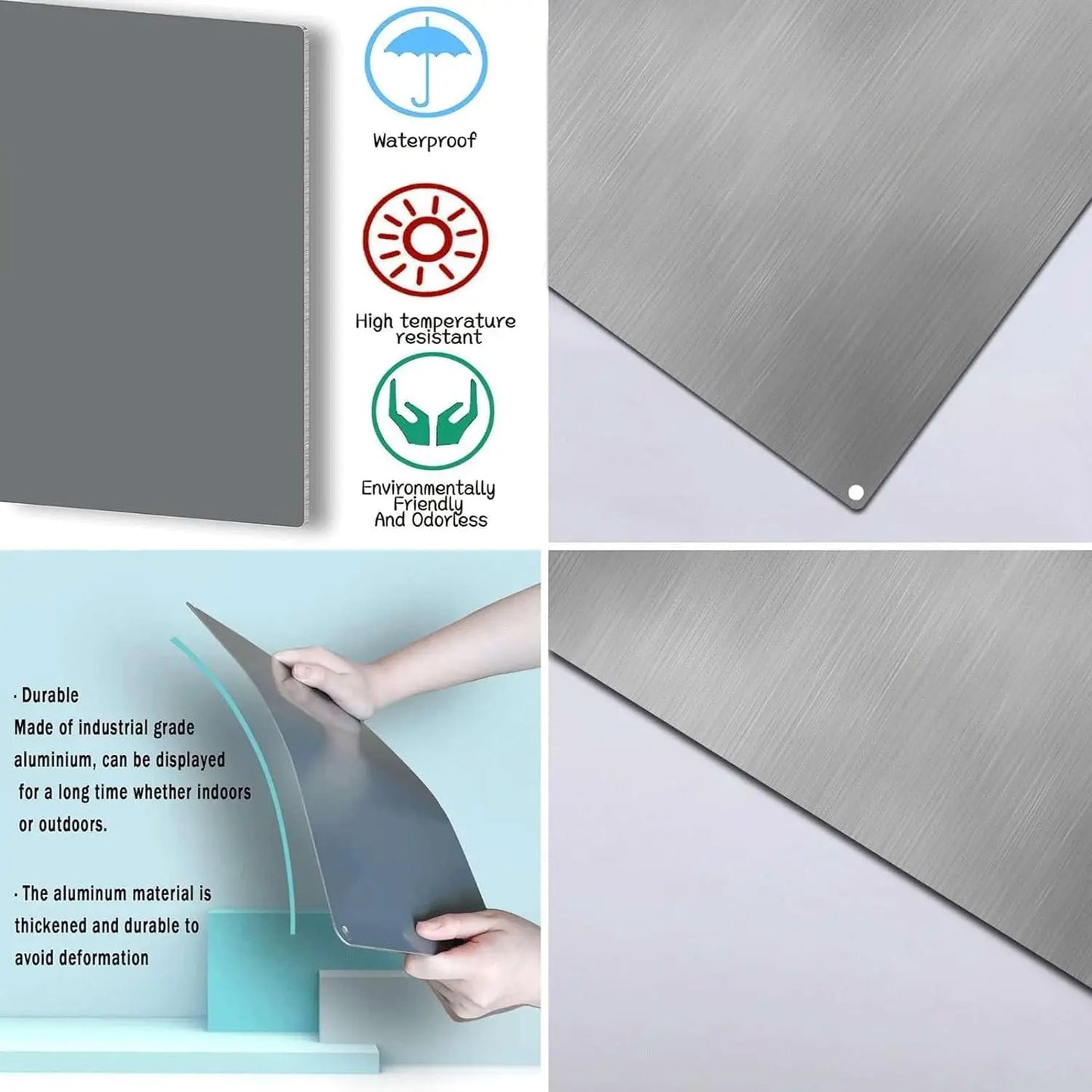 Warning Camera Pattern, Outdoor Sign, Iron Metal Plate Wall Decorative Marker for Security Scene Enhancement and Rigorous