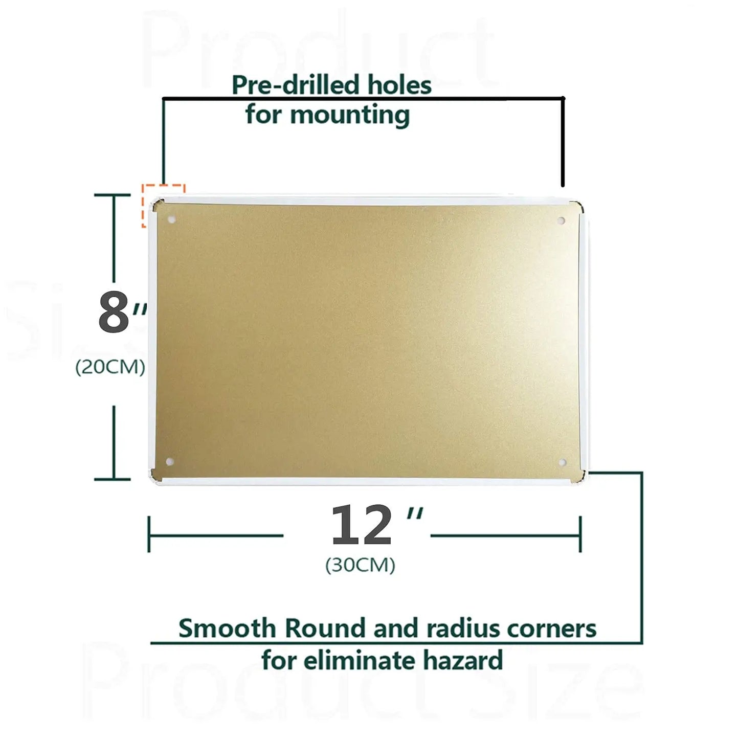 Smile You Are On Camera Sign Metal WARNING Video surveillance Security cctv S025