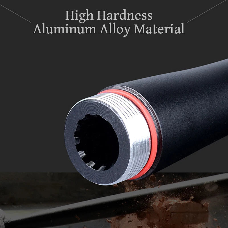 Baseball Bat LED Flashlight Waterproof Super Bright Aluminium Alloy Torch for Emergency Self Defens Outdoor Lighting