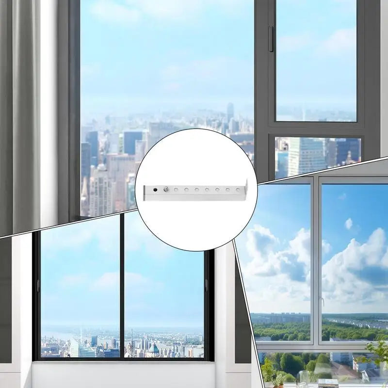 Window Security Bar Adjustable Window Interior Adjustable Bar For Security Anti-Theft Window Stoppers For Child And Pet Safety