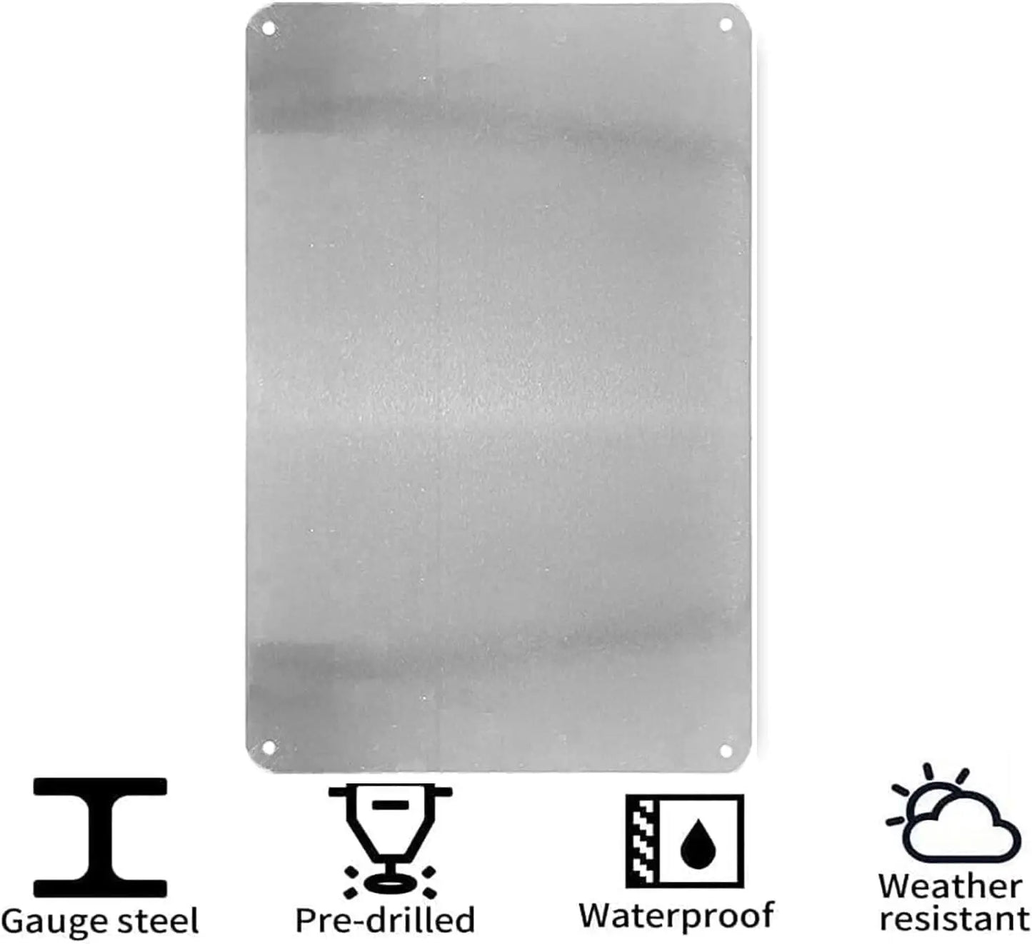 Alarm System Video Surveillance Police Will Be Called Metal Sign 5 SIZES S57