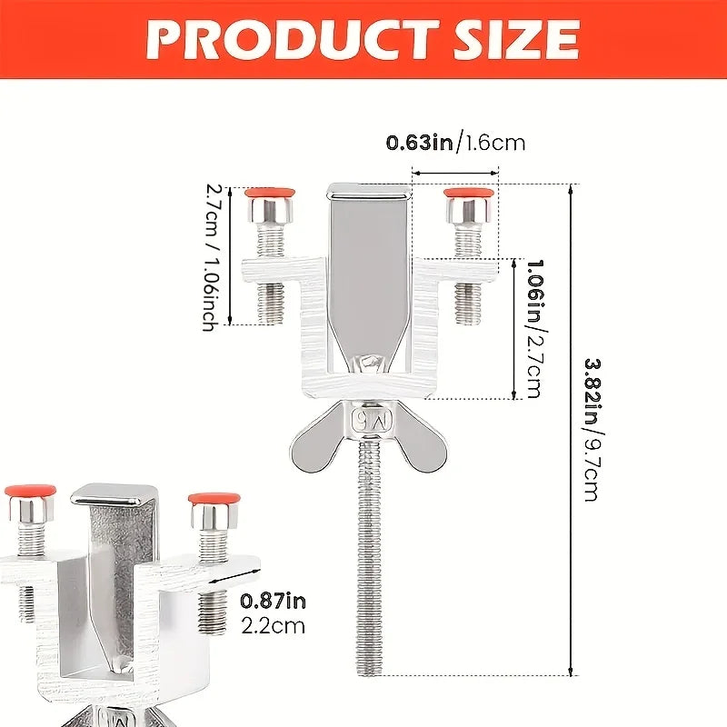 Portable Door Lock Dual Nut Adjustment Body Hotel Door Locks Self-Defense Door Stop Travel Anti-theft Door Stopper Safety Lock