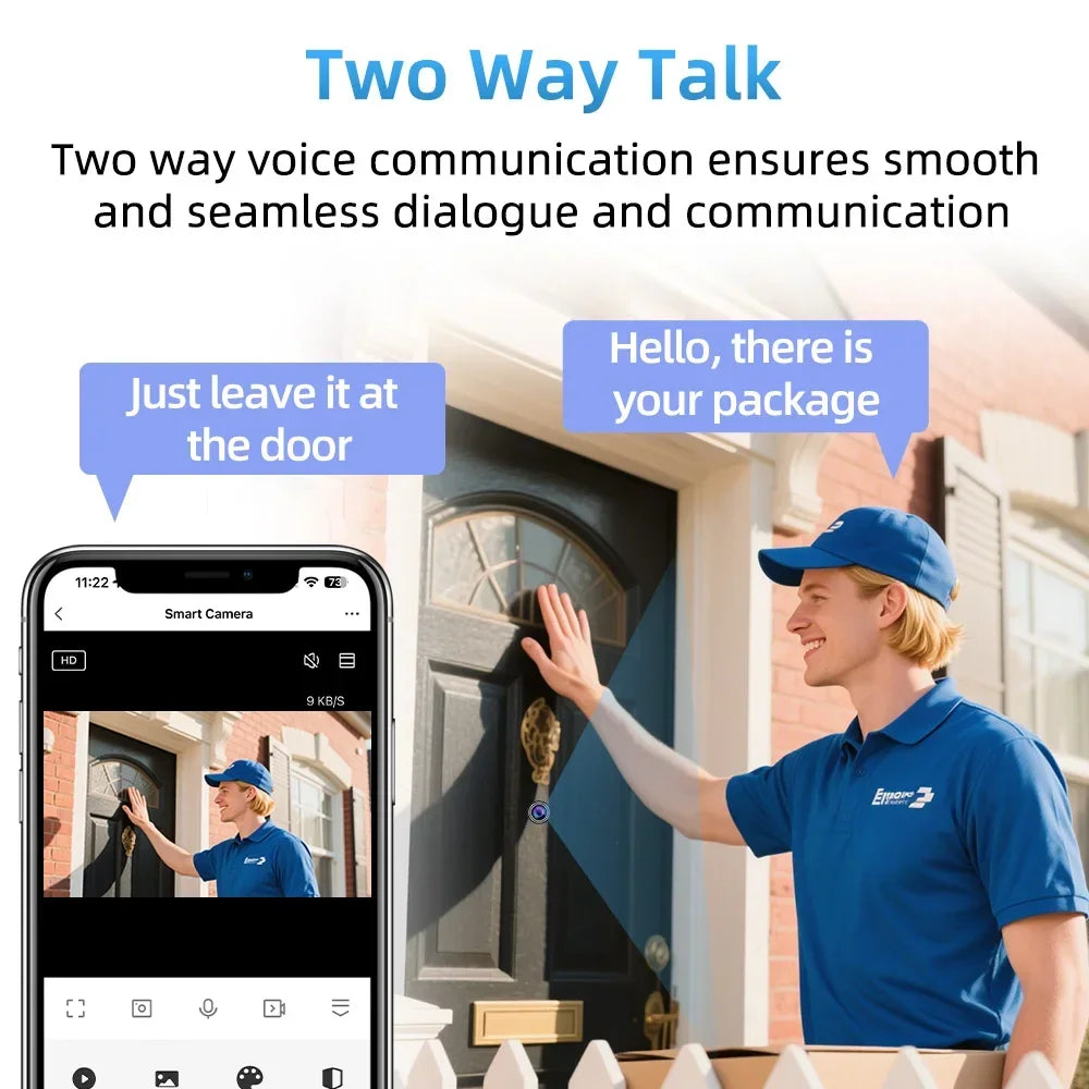 3MP HD Video Peephole WiFi Camera 170° Wide-angle Human Detection Two-Way Audio Door Viewer Video-eye Wireless Cat-eye Cam TUYA