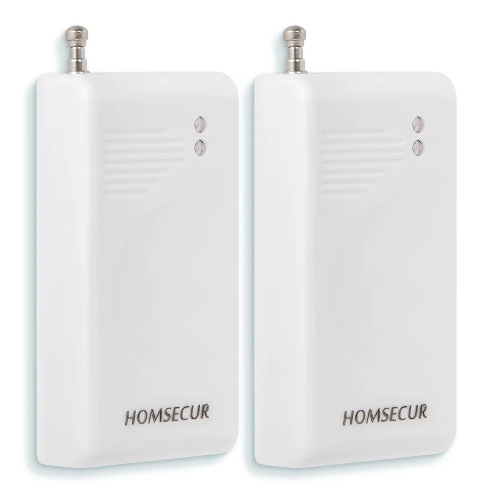 2Pcs 433MHz Wireless Glass Break Sensors Detectors A3 for HOMSECUR 4G Tuya WIFI GSM Home Security Burglar Alarm System