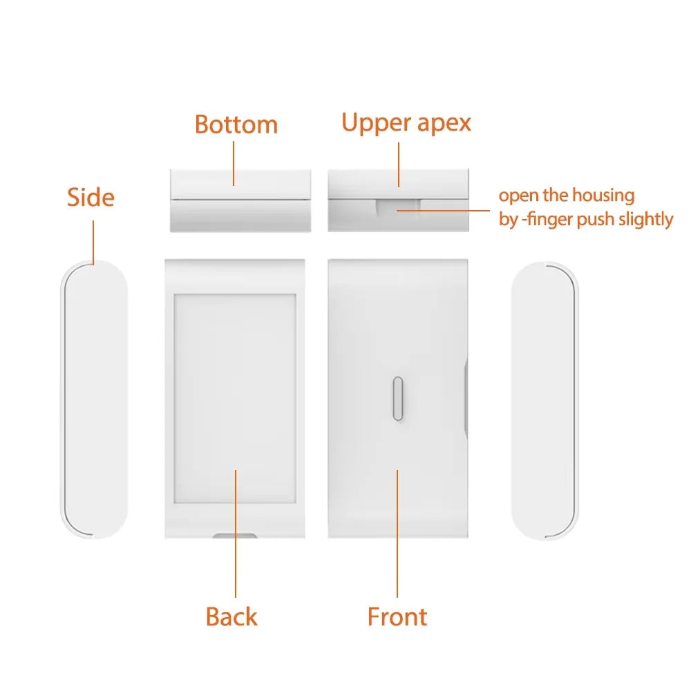 Staniot 433mhz Vibration Detector Window Sensor SOS Button Home Anti-Theft Device Wireless Glass Break Sensor Security Alarm