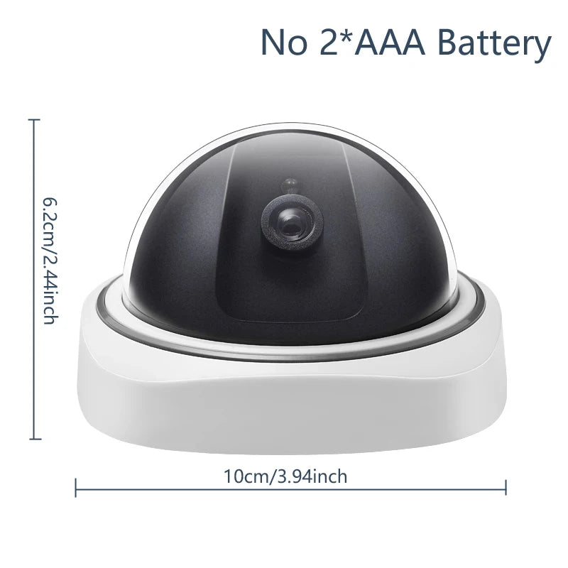 2/3/5/10PCS Indoor Dummy Smart Surveillance Camera Home Dome Fake CCTV Security Camera with Flashing Red LED Lights No battery