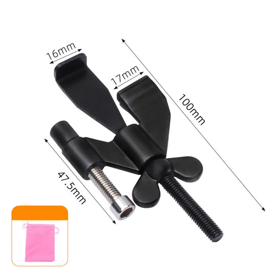 Adjustable Travel Door Lock Portable Heavy Duty Door Stopper Stainless Steel Lightweight Butterfly Door Stopper for Travel Hotel