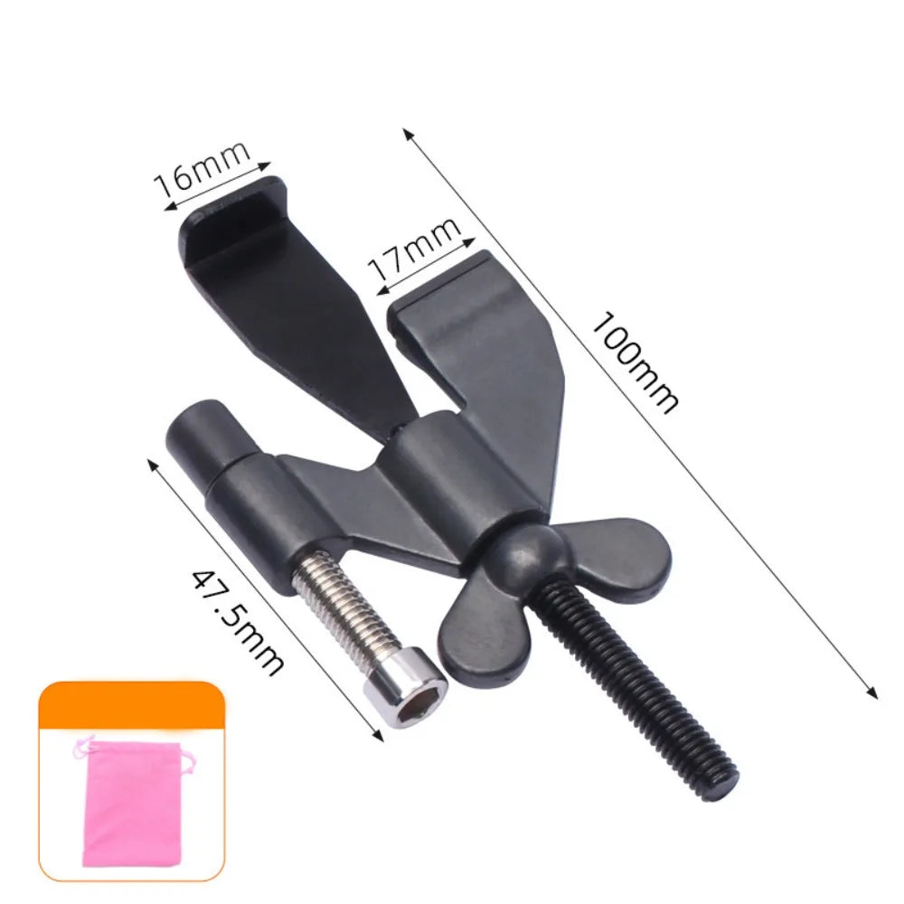 Adjustable Travel Door Lock Portable Heavy Duty Door Stopper Stainless Steel Lightweight Butterfly Door Stopper for Travel Hotel