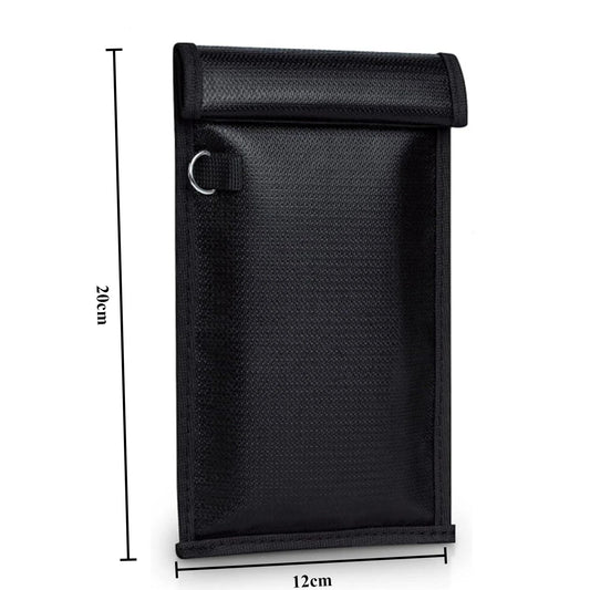 Car Key Signal Blocker Bag Waterproof Fireproof RFID Blocking Pouch Faraday Bag for Car Keys Phone Wallet Anti-Theft Protection