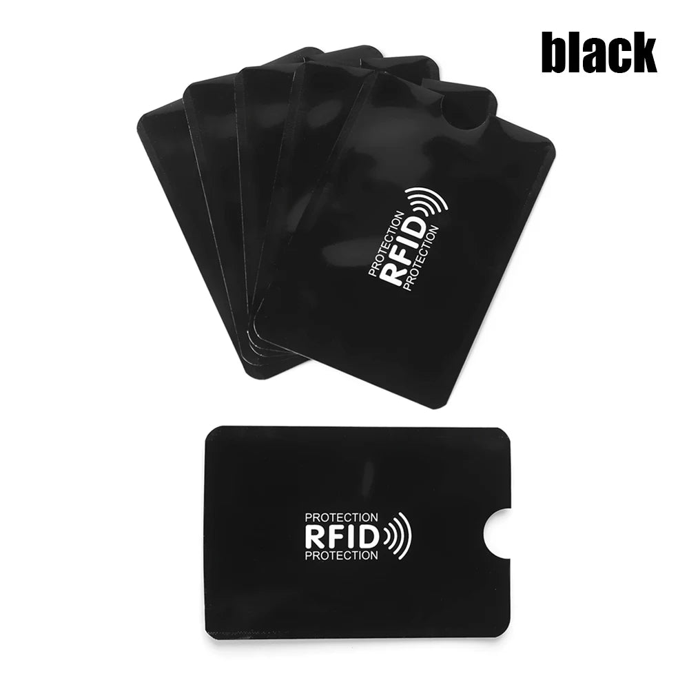 5Pcs Anti Theft for RFID Credit Card Protector Blocking Cardholder Sleeve Skin Case Covers Protection Bank Card Case New