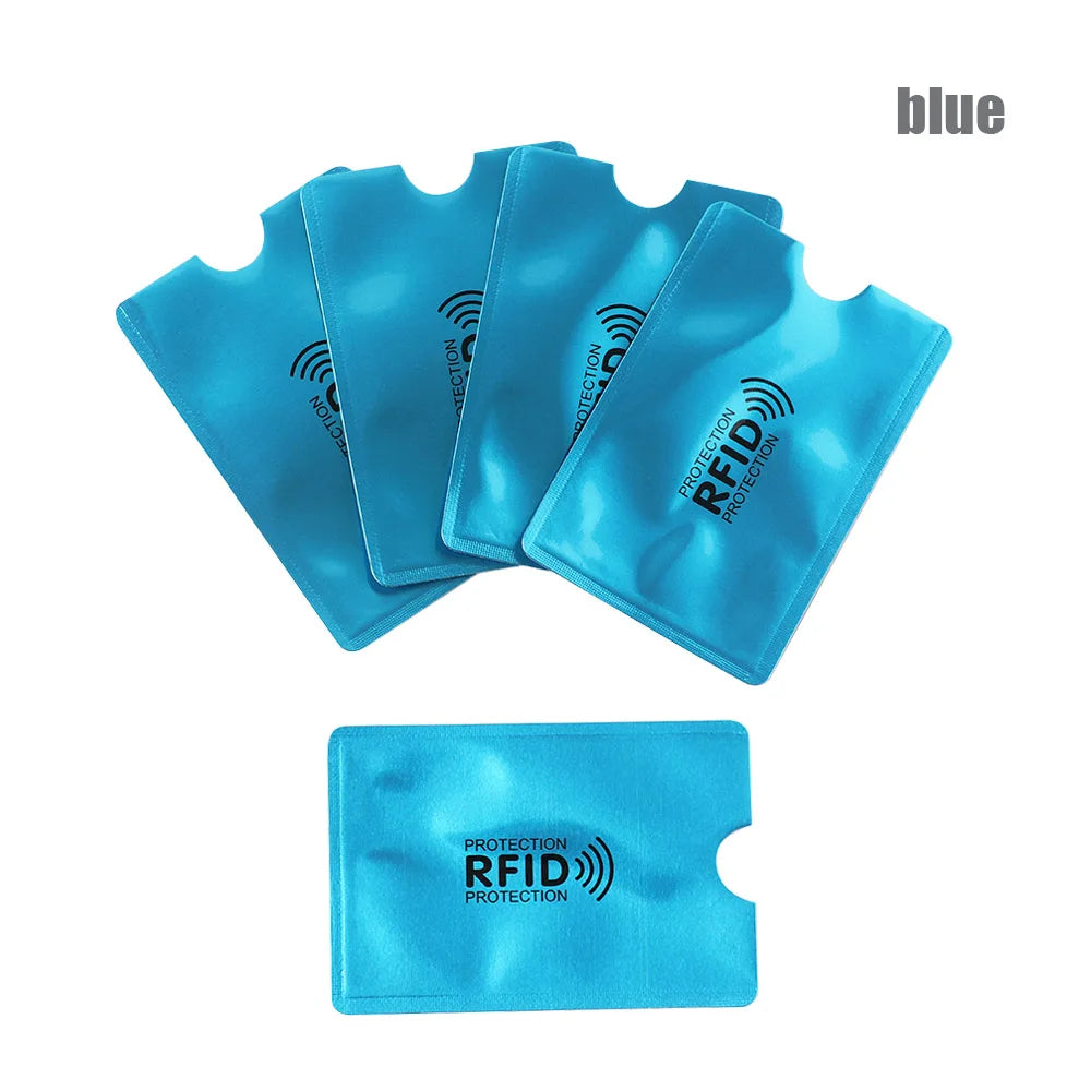 5Pcs Anti Theft for RFID Credit Card Protector Blocking Cardholder Sleeve Skin Case Covers Protection Bank Card Case New
