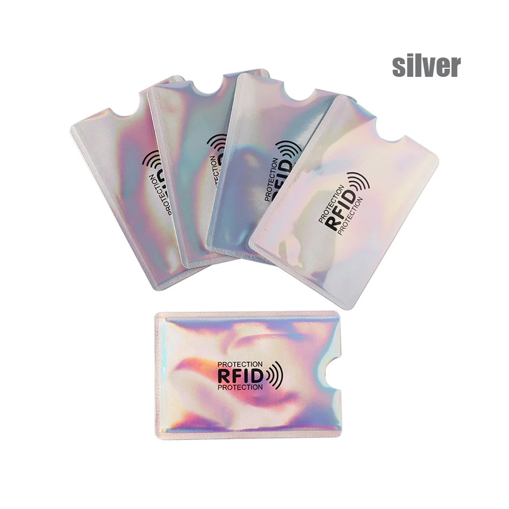 5Pcs Anti Theft for RFID Credit Card Protector Blocking Cardholder Sleeve Skin Case Covers Protection Bank Card Case New