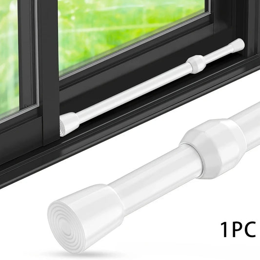 Adjustable Metal Window & Door Safety Bar – Secure Sliding Lock with Rubber Tips Anti-theft Security Guard Home Use