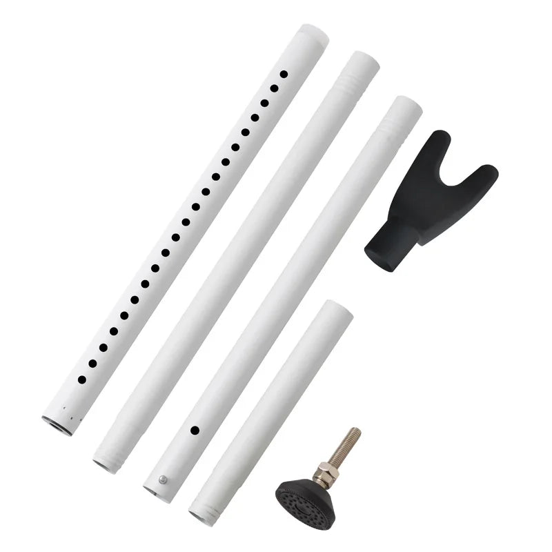 Door Security Bar for Home & Travel Adjustable Heavy Duty Anti-Burglar Door Stopper Stick,Anti-Slip Base for Front, Patio
