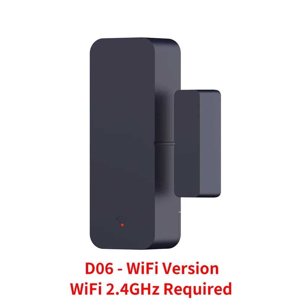 Tuya Zigbee Wifi Smart Door Sensor Window Entry Security Burglar Magnetic Alarm Compatible with Tuya Smart Alexa Google Home
