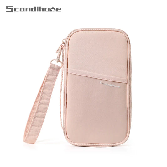 RFID Blocking Passport Holder Travel Wallet Durable Anti-Theft Card Slots Protective Case Flights Travel Organizer for Women Men